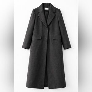 Forecaster Boston Long Dark Gray Wool Coat